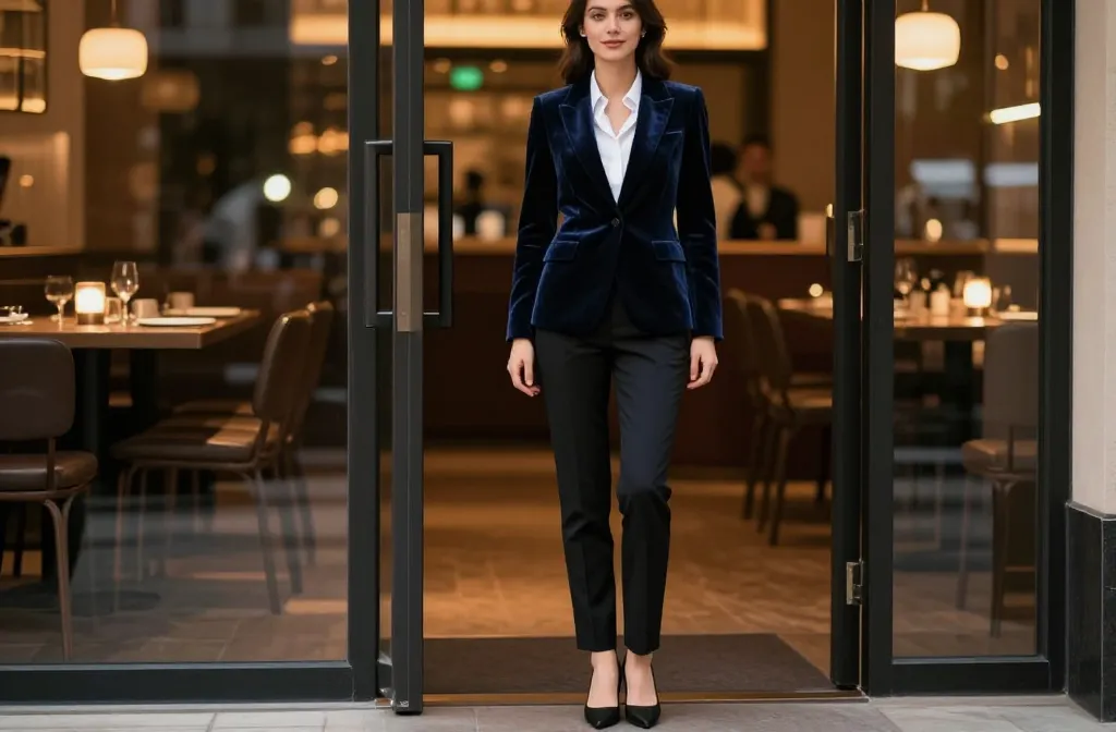Read more about the article 15 Business Dinner Outfit Ideas That Look Elegant and Professional Night Looks