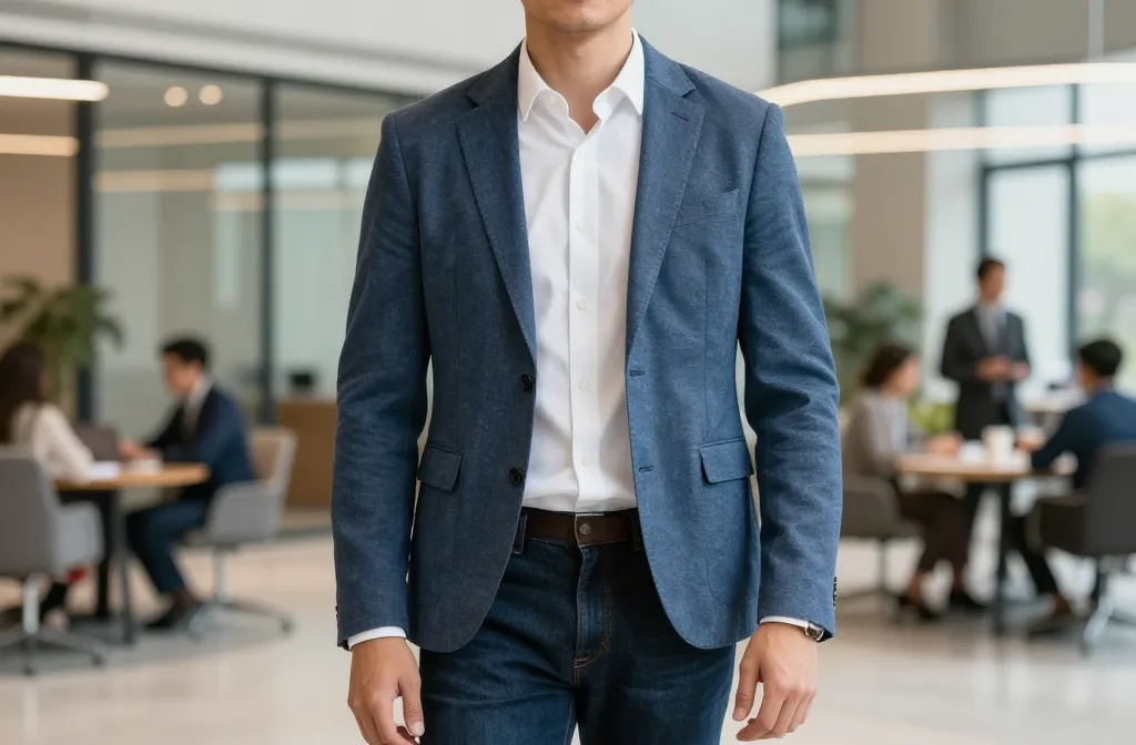 Read more about the article 19 Men’S Business Casual Looks That Work with Jeans: Elevate Your Denim Game